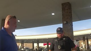 Texas City police officer remains under investigation as new video shows moments before viral Bu [upl. by Orapma524]