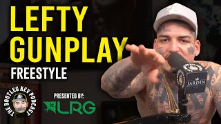 Lefty Gunplay Freestyles on 3 BEATS Off The Top  The Bootleg Kev Podcast [upl. by Rus]