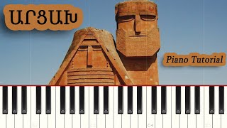 Ara Gevorgyan  Artsakh  Piano Tutorial [upl. by Ahtnamys]