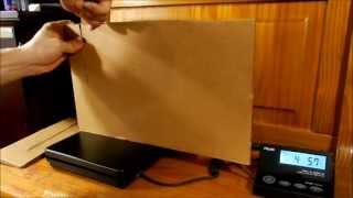 Knife CUT TEST Digital Scale amp Cardboard  How Many Pounds of Force [upl. by Yesdnik]