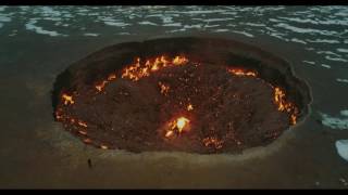 Door to Hell Gate of Hell ｜Turkmenistan gas crater 4k drone [upl. by Koblick411]