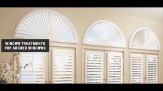 Arched Window Blinds Faux Wood for Home Ideas [upl. by Rehtse228]