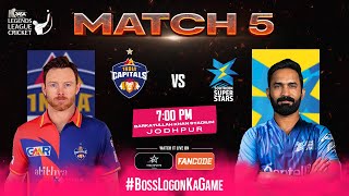 Live  Legends League Cricket Match 5  India Capitals VS Southern Super Stars  LLC 2024 [upl. by Mcquade455]