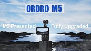 The New Ordro M5 Camcorder 5K 30fps Portable 3Axis Gimbal Camera [upl. by Sothena]