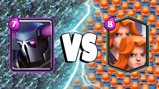 PEKKA VS 2 VALKYRIE  Clash Royale Battle [upl. by Ueihtam]