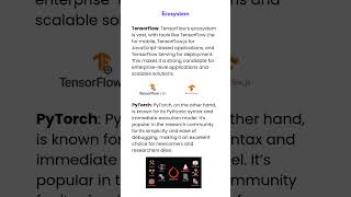 What is the difference between Pytorch and Tensorflow [upl. by Neit774]