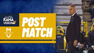 INTERVIEW  Il commento di Coach Stoytchev dopo Rana VeronaValsa Group Modena [upl. by Eerased]