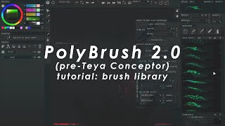 Polybrush Tutorial Brush library [upl. by Cirnek]