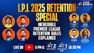 IPL Retention Special Experts discuss the retention rules amp analyse franchises’ strategy for 2025 [upl. by Adolphe921]