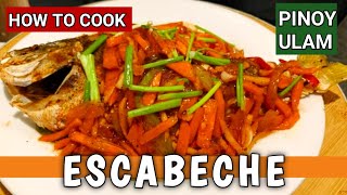 FISH ESCABETCHE  EASY AND SIMPLE RECIPE SWEET AND SOUR FISH [upl. by Mcconaghy]