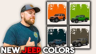 NEW 2025 Jeep Colors  Jeep News September [upl. by Atterol]