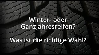 Ganzjahresreifen oder Winterreifen kaufen [upl. by Macri387]