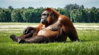 Orangutan relaxing [upl. by Disini468]