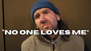 Homeless man speaks on homelessness after leaving prison  London Street Interview [upl. by Adnav]