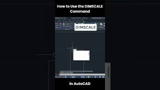 How to Use the DIMSCALE Command in AutoCAD [upl. by Theone134]