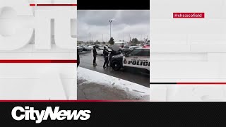 Video captures arrest of suspects believed to be connected to Markville Mall robbery [upl. by Bromleigh826]