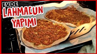 Evde Lahmacun Tarifi  Lahmacun Nasıl yapılır  Lahmacun Malzemeler [upl. by Oinota]