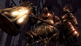 Dark Souls Ornstein and Smough Boss Fight [upl. by Nosyrb]