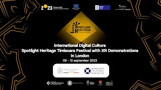 International Digital Culture amp Heritage Festival  XR Demonstrations  London 2023 [upl. by Savitt805]