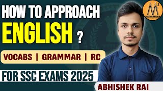 ENGLISH STRATEGY FOR SSC EXAMS 2025  MATHS MANIA [upl. by Landon372]