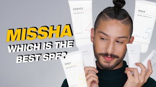 Missha SPF Try On All Around Safe Block Daily Aqua and Essence Sun SPFs  Ramon Recommended [upl. by Yssenhguahs]