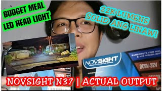 NOVSIGHT N37 LED HEAD LIGHT SOBRANG LAKAS  REVIEW  TOYOTA VIOS 2012 N37 NOVSIGHT [upl. by Leoine]