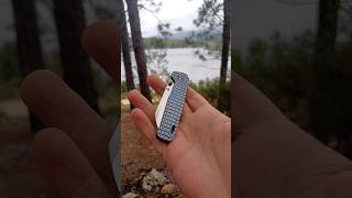 Beautiful Titanium Frag PENGUIN QSP nailed this one edcknife knife titanium edc [upl. by Luap]