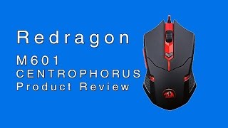 Redragon M601 CENTROPHORUS 2000 DPI Optical Gaming Mouse Review [upl. by Swehttam]