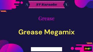 Grease  Grease Megamix  Karaoke [upl. by Elocen]