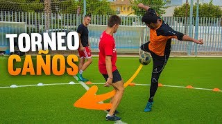 ¡DUELO de CAÑOS Retos de fútbol [upl. by Allimrac]