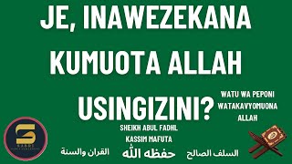 JE INAWEZEKANA KUMUOTA ALLAH USINGIZINIWATU WA PEPONI WATAKAVYOMUONA ALLAH LIVE [upl. by Ayeki]