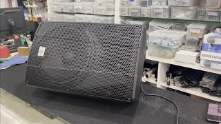 EXXO Professional EX12T 12quot Powered speaker sound check exxoprofessional soundcheck soundsquare [upl. by Neville607]