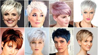 Elegant Spring Fall Pixie Bob choppy hair short hair cut ideas for women [upl. by Goldy923]