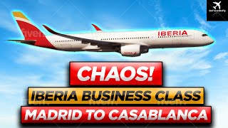 Iberia  Fly Business Class on a Small Jet  Our Experience on Iberia’s Madrid to Casablanca Flight [upl. by Elockcin152]