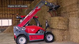 Weidemann T4512 at Ferme Romane [upl. by Aerdnaid]