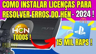 COMO INSTALAR LICENÇAS NO PLAYSTATION 3  2024 [upl. by Ahsemac730]