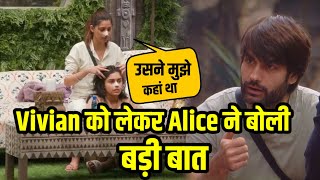 Bigg Boss 18 Vivian Dsena को लेकर Alice Kaushik ने बोली इतनी बड़ी बात क्या दोस्ती मे पड़ेगी दरार [upl. by Dibbrun]