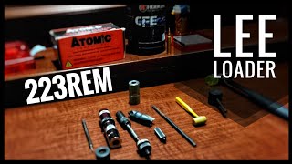 Reloading 223 Remington With 55gr Soft Points And Hodgdon CFE223 Using The Classic Lee Loader [upl. by Neitsirhc586]