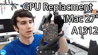 A1312 iMac GPU Replacement [upl. by Robinia]