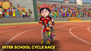 Inter School Cycle Race  Shiva Ep 5  Shiva Action Story  New Animated Story  Boonie Bears Hindi [upl. by Schott]