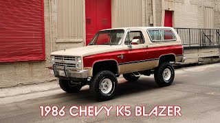 Metal amp Gas Presents  1986 Chevy K5 Blazer [upl. by Rabi]