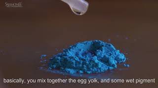 Egg tempera tutorial by Marzio Tamer courtesy Salamon Fine Art  Milan [upl. by Haila]