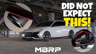 2022 Hyundai Elantra N Sounds AGGRESSIVE with MBRP [upl. by Leibman21]