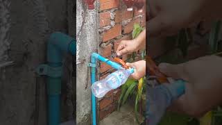 Amazing idea to fix PVC pipe low water pressure shots [upl. by Ahsaya756]