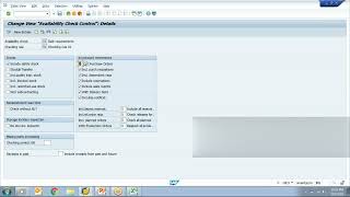 Availability checking in SAP [upl. by Notsuj]