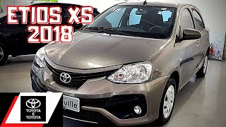 ETIOS 2018  TOYOTA ETIOS XS 2018 15 HATCH SEMINOVO DETALHES DO INTERIOR E EXTERIOR [upl. by Coffeng]