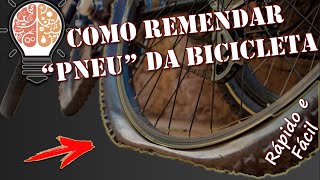 Como remendar pneu de bicicleta [upl. by Odnama769]