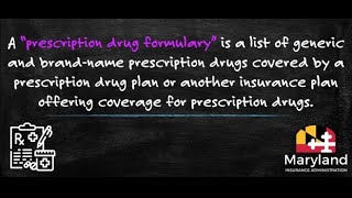 Prescription Drug Formulary [upl. by Ellienad165]