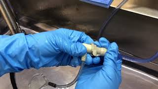 Endoscopy Tech Course  Endoscope Disinfection  5 Second Sink Wash [upl. by Ehrenberg]