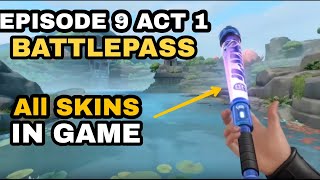 Valorant  Episode 9 Act 1 Battlepass All Skins in Gameplay amp Animations [upl. by Normac]